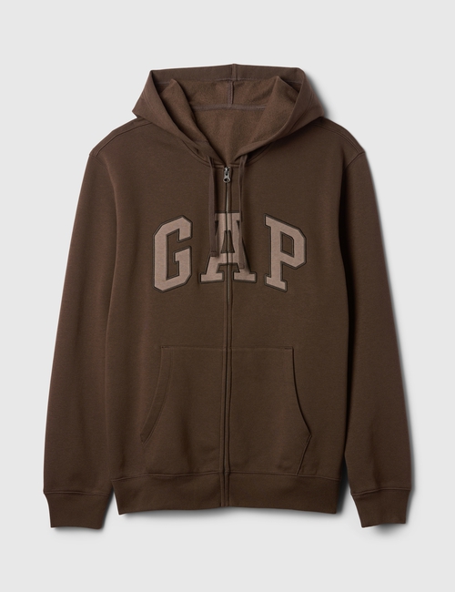 Relaxed Gap Logo Zip Hoodie