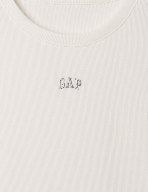 Modern Cropped Logo T-Shirt