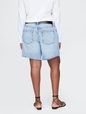 8" Mid Rise '90s Loose Denim Bermuda Shorts
