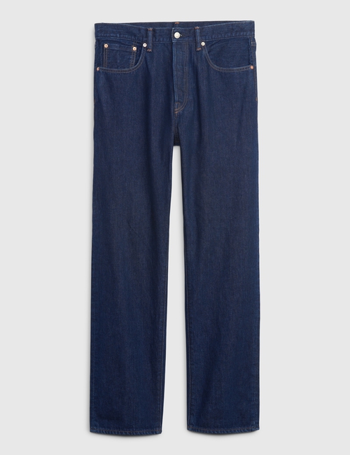 Organic Cotton Button Fly '90s Original Straight Fit Jeans