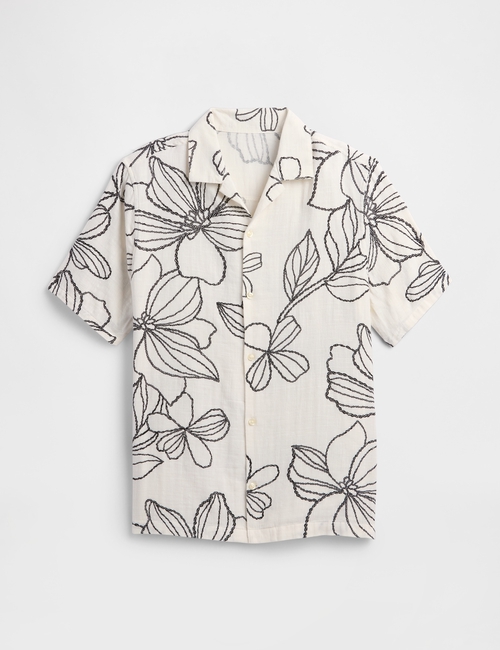 V-SS TEXTURE RESORT COLLAR