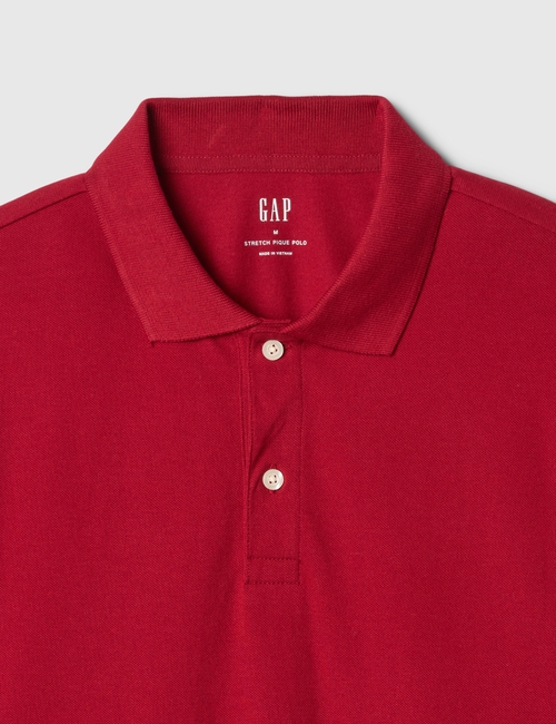 Stretch Pique Polo Shirt
