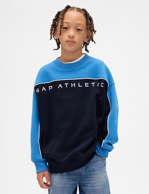 Kids VintageSoft Colorblock Logo Sweatshirt