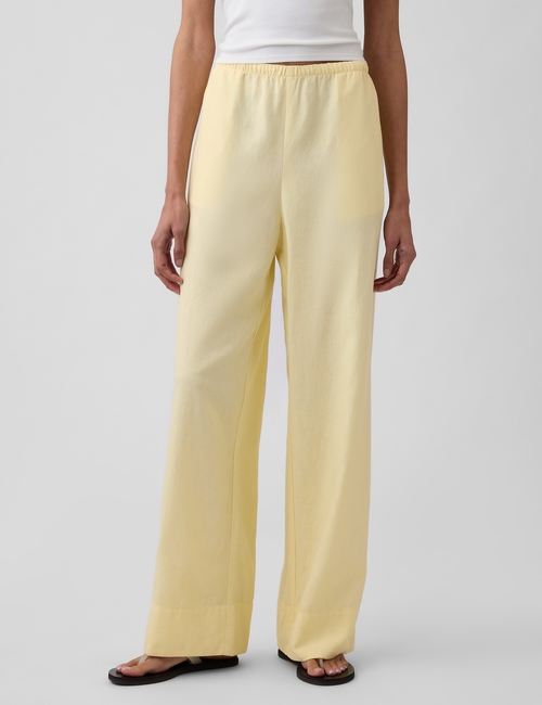 LINEN DRAWSTRING WL PANT
