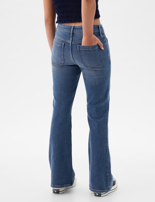 Kids High Rise '70s Flare Jeans