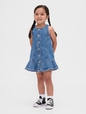 Baby & Toddler Denim Peplum Hem Dress