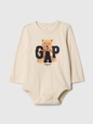Baby Organic Cotton Bear Logo Bodysuit