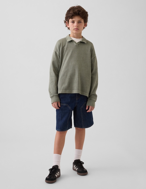 Kids '90s Loose Easy Denim Carpenter Shorts