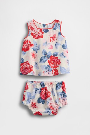 Baby Linen-Cotton Outfit Set