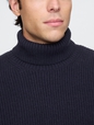 CashSoft Fair Isle Turtleneck Sweater