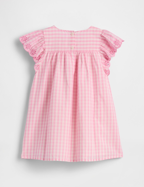 EYELET DRESS