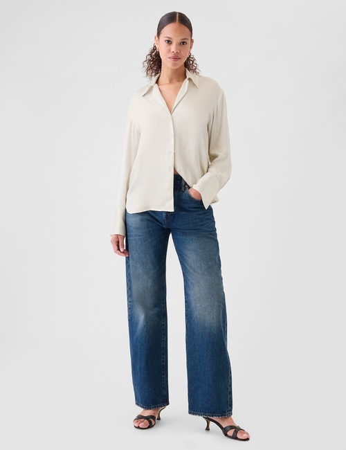Satin Relaxed Shirt