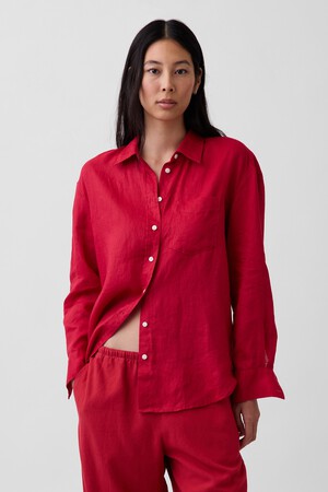 100% Linen Oversized Shirt