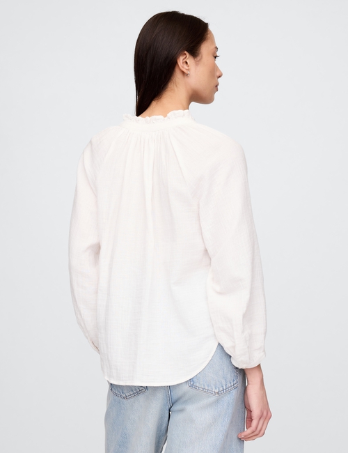 Crinkle Gauze Shirt