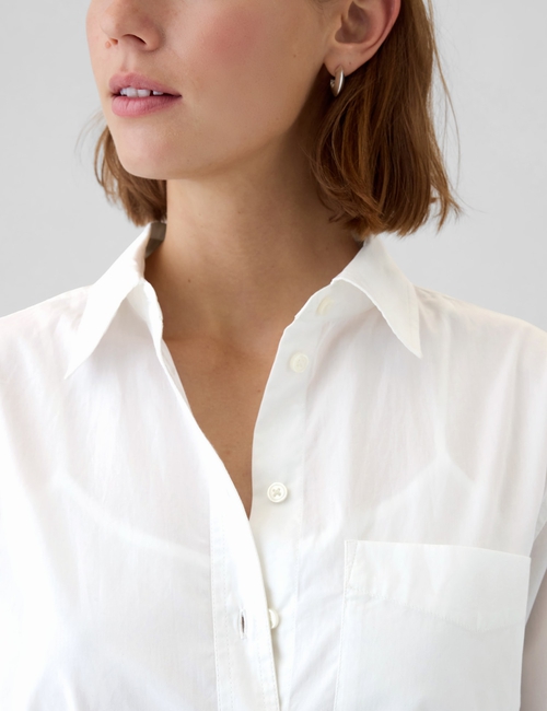 Organic Cotton Maxi Shirtdress