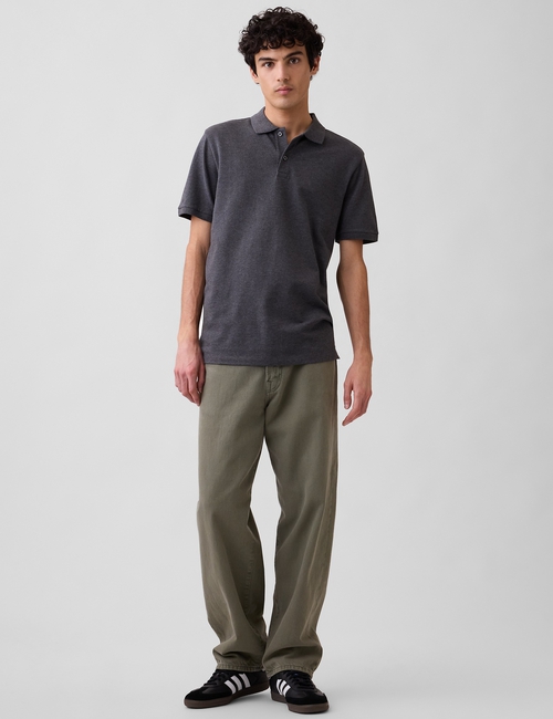 Stretch Pique Polo Shirt