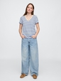 Favorite Stripe V-Neck T-Shirt