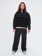 Kids Sherpa Logo Half-Zip Pullover