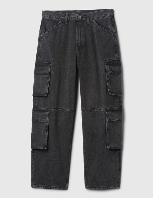 Double Cargo Baggy Jeans