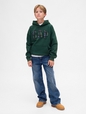 Kids VintageSoft Relaxed Plaid Logo Hoodie