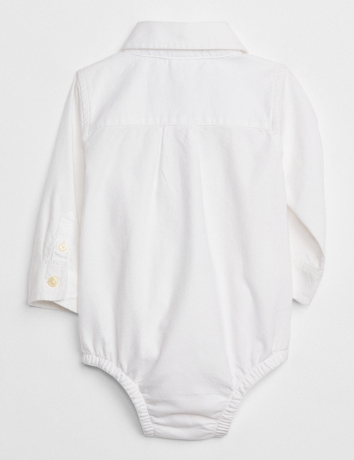 Baby Oxford Button-Up Bodysuit