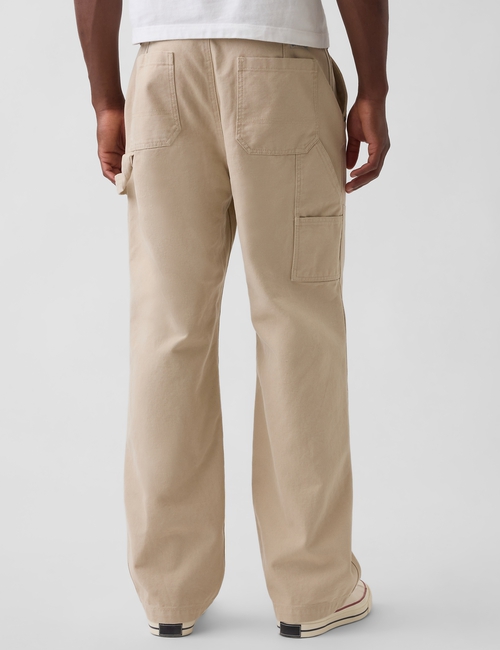 '90s Loose Canvas Double-Knee Carpenter Pants