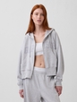 French Terry Oversized 1969 Logo Zip Hoodie