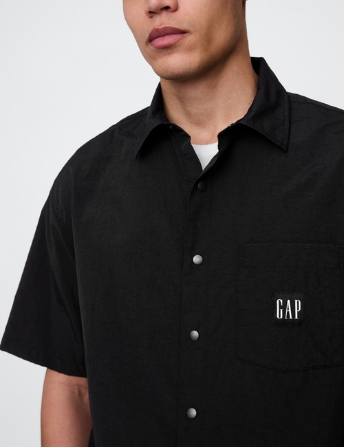 100% Recycled Relaxed Nylon Shirt