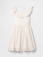 Kids Eyelet Ruffle Dress