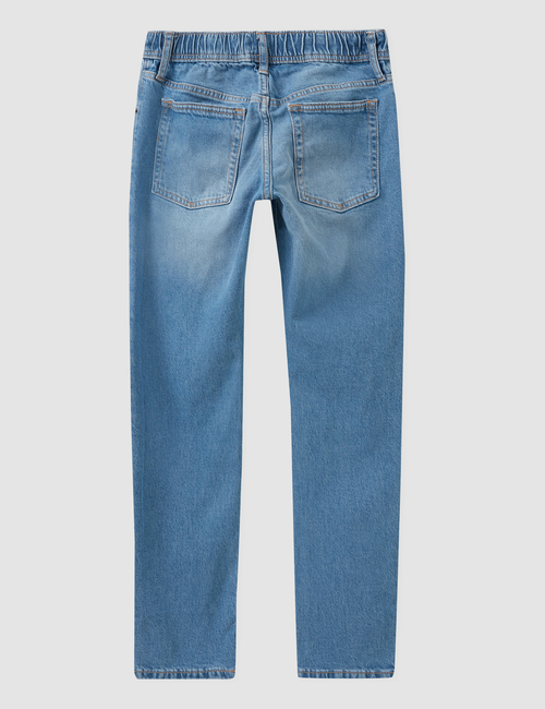 Kids Slim Pull-On Jeans with Washwell