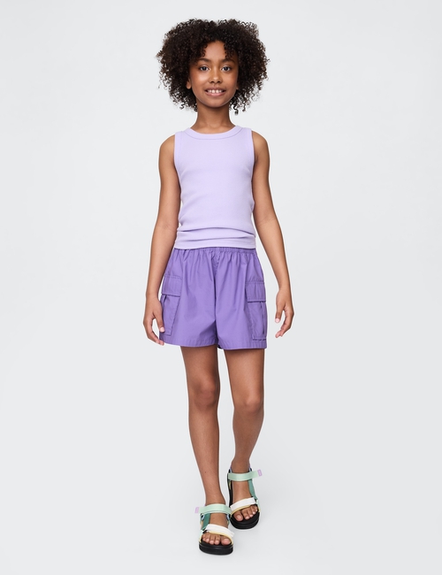 Kids Poplin Easy Cargo Shorts