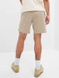 7" Essential Khaki Shorts with Washwell