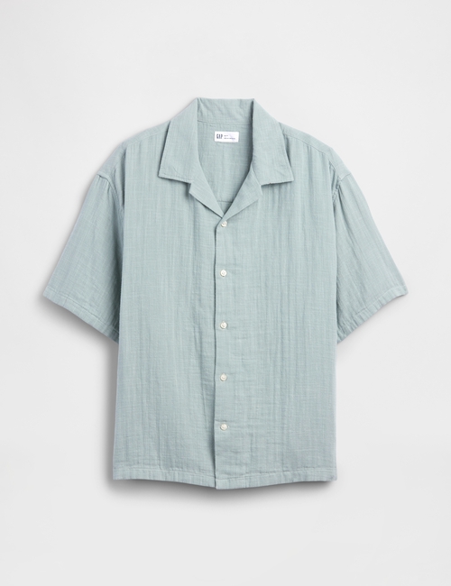 Boxy Gauze Vacay Shirt
