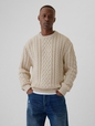 Relaxed Cable-Knit Sweater