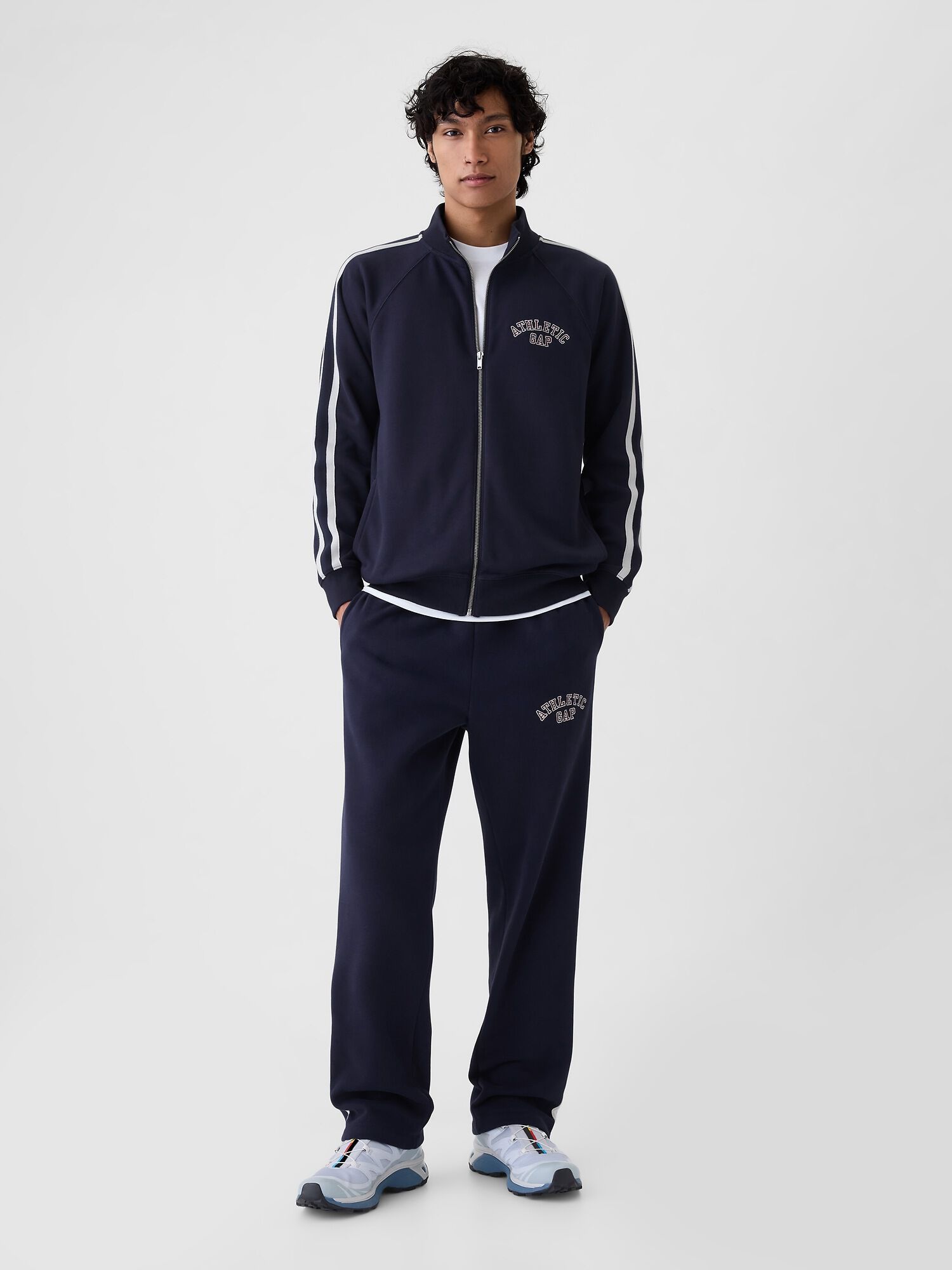 Shop Vintage Soft Gap Logo Track Pants for Men GAP UAE
