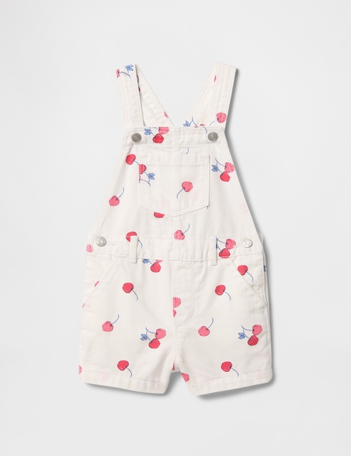 Baby & Toddler Denim Cherry Shortalls