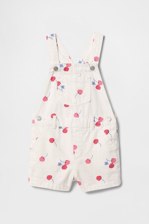 Baby & Toddler Denim Cherry Shortalls