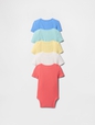 Baby First Favorites TinyRib Bodysuit (5-Pack)