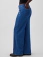 Gap × HFR High Rise Pintuck Stride Wide-Leg Jeans by Atelier Ndigo