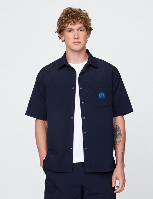100% Recycled Relaxed Nylon Shirt