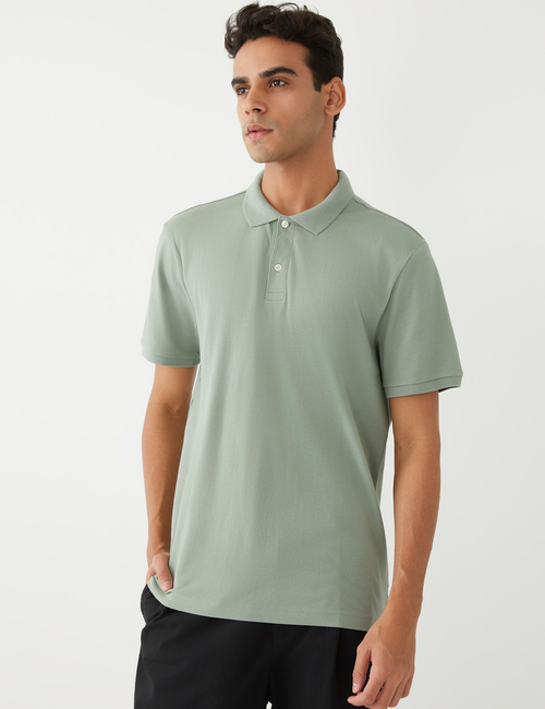 Stretch Pique Polo Shirt