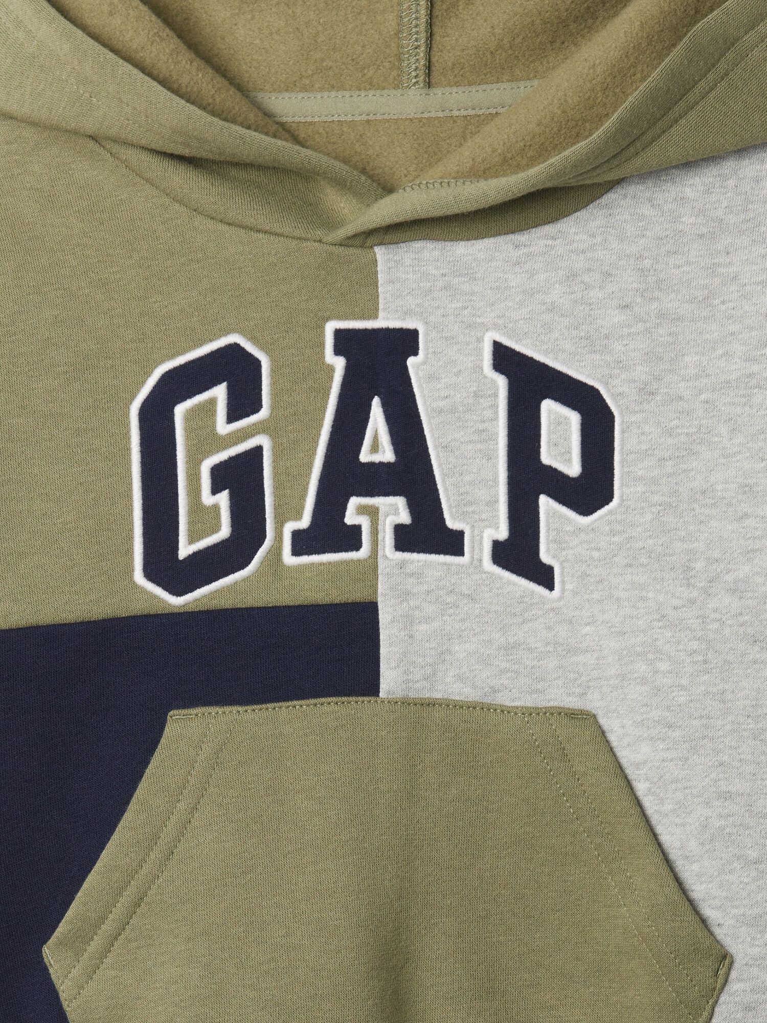 babyGap Relaxed Logo Colorblock Hoodie