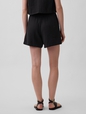 4" Mid Rise Cotton Gauze Easy Shorts