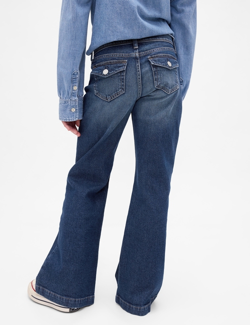Kids Low Rise Relaxed Flare Jeans