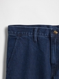 STRAIGHT FIT DARK WASH TROUSER