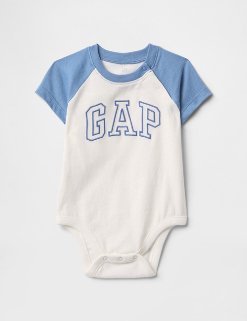 Baby Gap Logo Raglan Bodysuit