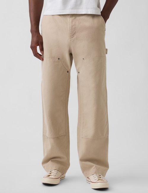 '90s Loose Canvas Double-Knee Carpenter Pants