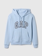 Relaxed Gap Logo Zip Hoodie