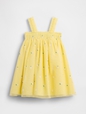Baby & Toddler Embroidered Daisy Tulle Dress