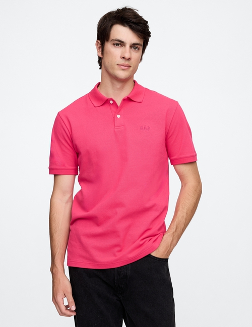 Gap Logo Pique Polo Shirt